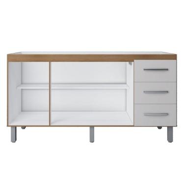 Imagem de Balcão Para Pia Diana 150 Cm Cor:savana Off White