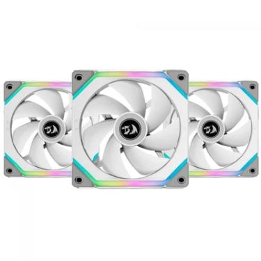 Imagem de Kit De Fan Lian Li Uni Fan Sl120 Redragon Spec - Branco