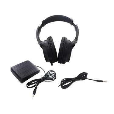 Imagem de Dynwave Pedal de Sustain para Piano Elétrico E Fone de Ouvido Profissional com Conector de 3,5 Mm (tipo Over-ear).