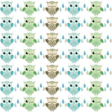 Imagem de Papel De Parede Infantil Corujas