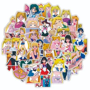 Imagem de Pacote de adesivos Sailors Moons Tsukinos Usagis Anime x50