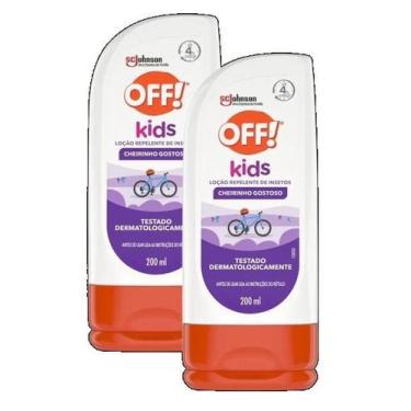 Imagem de kit 2 Repelente Off Kids Loção Leve 200ml Pague 117ml - OFF!