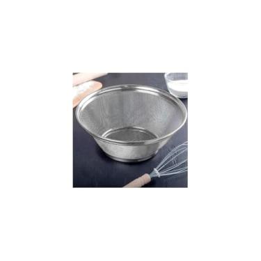 Imagem de Cesta de Aço Inoxidável Premium, 22cm de Diâmetro, Vazada para Armazenamento e Organização de Alimentos, Resistente à Corrosão, Design Moderno, Ideal para Cozinha, Restaurantes e Hotéis