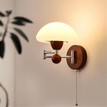 Imagem de OUFULA Contemporânea Lâmpada de parede LED Americana Criativa Sala de Estar Quarto Estudo Villa Corredor Escadas Decoração Casa Luz (Estilo 14)