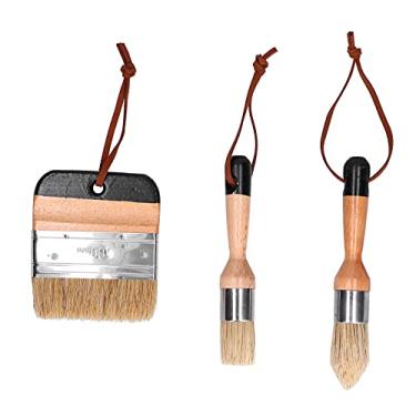 Imagem de Garosa Pincéis, Cabo de Madeira Ergonômico Com Falso para Decoração de Casa, Móveis de Madeira, Acrílicos e Gesso