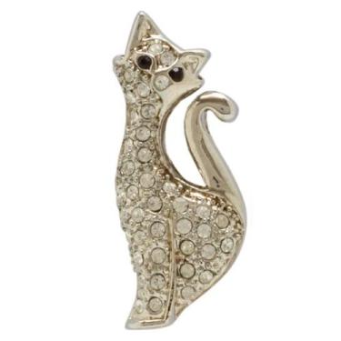 Imagem de Broche Strass Gato BRG8138 - Akasaki