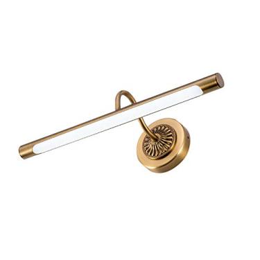 Imagem de Luminária de LED para banheiro, estilo antigo, para maquiagem, arandela de parede moderna, iluminação LED para espelho, luz quente, 65 cm