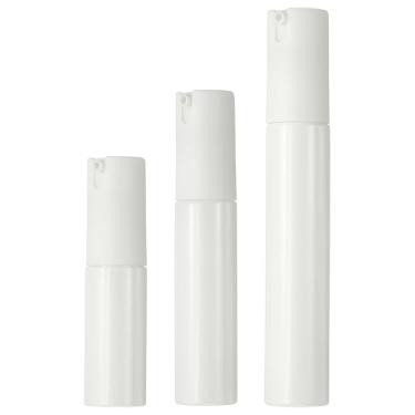 Imagem de YELARXI Frascos de bomba Airless, dispensador de cosméticos tamanho viagem recipientes recarregáveis frascos de loção para artigos de higiene adequada para (hidratante/xampu/creme) 20/30/40 ml e 3