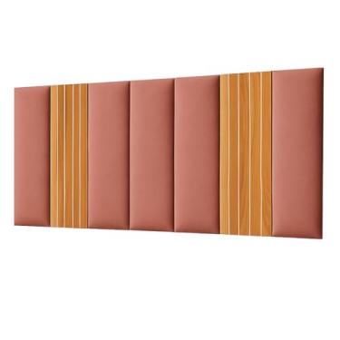 Imagem de KIT 9 PLACAS DE CABECEIRA ESTOFADA + RIPADO MODULAR FREIJÓ CAMA BOX(ROSA)