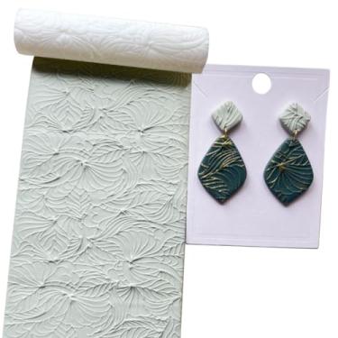 Imagem de HOBBIESAY 1 rolo de textura de argila de polímero, rolos impressos em 3D para modelar argilas, relevo, cerâmica, texturas, rolos, artesanato de argila de polímero para criar argilas, texturas