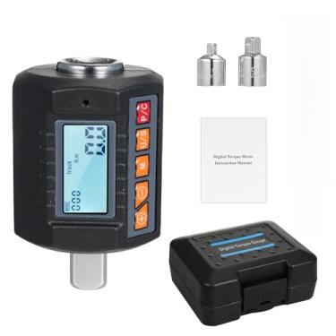 Imagem de Chave de Torque com Medidor Display Digital ENC-340 Testador Conector 1 2 Adaptadores Alarme Sonoro e Visual Alta Precis