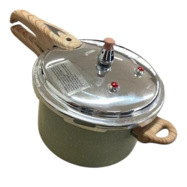 Imagem de Panela de Pressão Max Chef Wood Indução 4,2L - Cinza