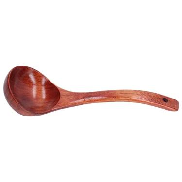 Imagem de Cryfokt Colher de Sopa de Madeira de Acácia Resistente, Concha de Mingau de Madeira, Utensílio de Cozinha Decorativo, para Cozinheiros Domésticos (24)