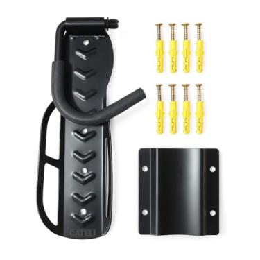 Imagem de Suporte De Parede Para Bicicleta Resistente + Apoio Pneu Traseiro Gancho Para Pendurar Bike Revestido Original