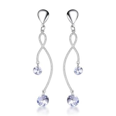 Imagem de Couti, Brinco Feminino Clássico Zircônia Aço Inox Antialérgico Leve