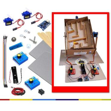 Imagem de Jogo Labirinto DIY - Kit de robótica para montar  Educação Maker - no-
