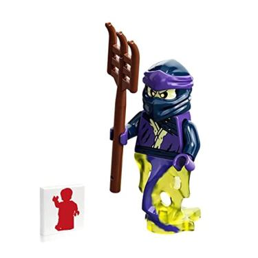 Imagem de Minifigura LEGO NINJAGO Legacy - Karenn Ninja Fantasma com Cara de Caveira e Forquilha (71738)