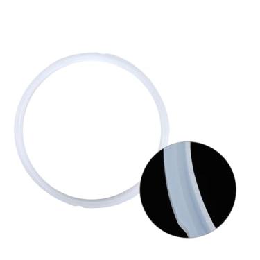 Imagem de Generic Anel de Vedação de Silicone de Se Encaixa Perfeitamente Em 5/6 Qt, Ferramenta de Pressão 8qt, Vedação Segura para Alimentos para Entusiastas de Cozinha (6Qt branco)