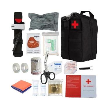 Imagem de Kit De Primeiros Socorros Para Sobrevivência Em Trauma Com 50 Peças, E