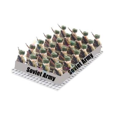 Imagem de Mini Figuras De Ação Da Segunda Guerra Mundial Soldados Dos EUA, União