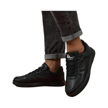 Imagem de Tênis Casuais Masculinos De Couro Branco Respirável Para Skate, Corrid