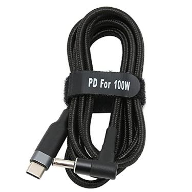 Imagem de Acouto USB C para Conectar o Cabo de Alimentação do Laptop USB C para Conectar o Cabo de Alimentação do Laptop de 100 W de Carregamento Rápido Portátil Conveniente e Macio à Prova de Desgaste Home -