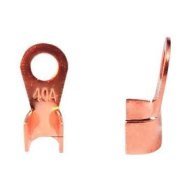 Imagem de Conector Terminal De Fio De Cobre Vermelho Sem Isolamento OT 5A-250A T