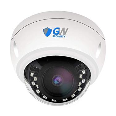 Imagem de GW Security Câmera IP de 5 megapixels Super HD 1920P PoE 1080P Domo de Segurança Microfone Embutido, Gravação de Áudio, Power Over Ethernet