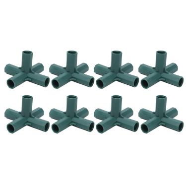 Imagem de Grcfumo 8 peças junta de estaca de jardim, junta de suporte de planta, conector de estaca de planta para jardim, estufa, casa, produtos de piscina, etc.