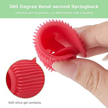 Imagem de Yinhing Escova de Limpeza Facial de Silicone Purificador de Rosto Almofada de Limpeza de Poros Escova Esfoliante Facial Macia para bebê Purificador de Silicone Reutilizável para