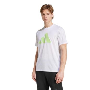 Imagem de Camiseta Adidas Essentials Logo Masculina - Branco M-Masculino