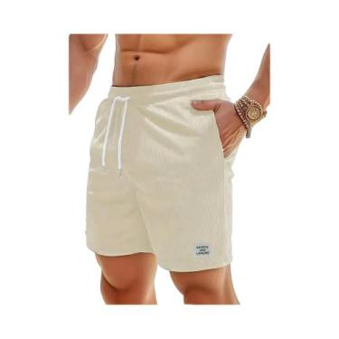 Imagem de Verão nova cor sólida rendas sweatpants veludo simples trimestre short