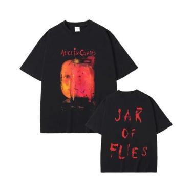 Imagem de Camiseta Gráfica De Rock Alice in Chains Jar of Flies Para Homens E Mu