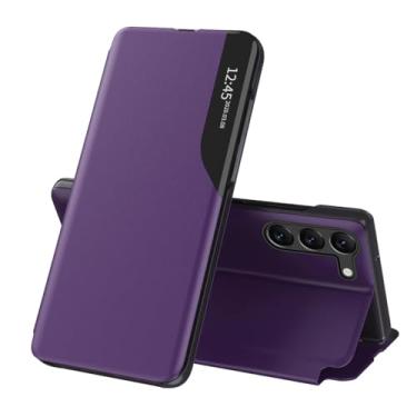 Imagem de COTDINFOR Capa protetora à prova de choque compatível com Samsung Galaxy A17 5G, couro transparente com suporte, flip magnético, capa protetora à prova de choque para Samsung Galaxy A17 5G, Windows