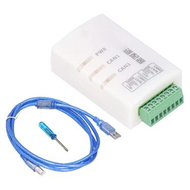 Imagem de Adaptador CAN USB Depurador de barramento CAN de canal duplo Analisador de conversor inteligente com isolamento para calibração automotiva Automação de trânsito ferroviário ABS