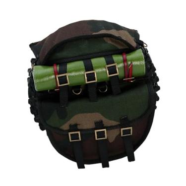 Imagem de KiBcsLic Saco de dormir para carrinho RC Crawler: versátil, compacto e realista, em miniatura. Ideal para decoração de carrinhos de modelismo, Tapete Verde, com Bolsa para Pneu