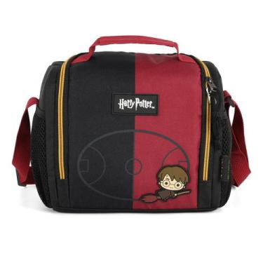 Imagem de Lancheira Térmica Escolar Harry Potter Hogwarts - - LUXCEL, PRETO