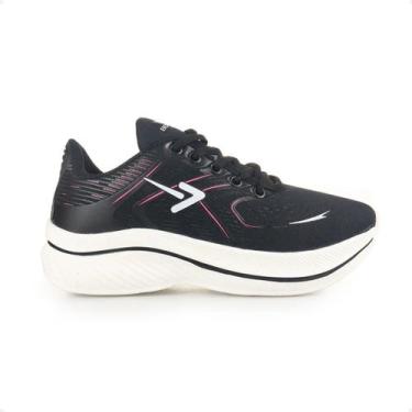 Imagem de Tênis Running Feminino Box 200 Preto, Off, Preto, Pink, 35