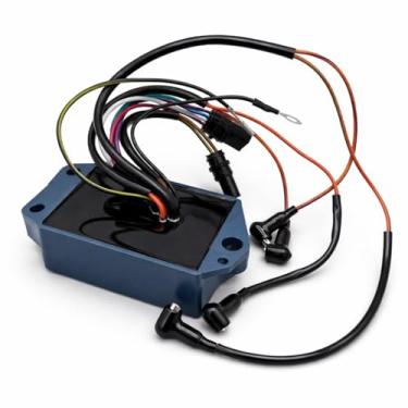 Imagem de Módulo de ignição CDI BOX Power Pack compatível com Evinrude Johnson OMC 85 88 90 100 110 112 115 HP 583773, 0583773, 0584028, 584028, 584027, 0584027, 0584027, 58402 9, 0584029, 18-5770-1, 18-5770,