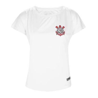 Imagem de CAMISA COIMBRA CORINTHIANS ESCUDO FEMININA - BRANCO P-Feminino