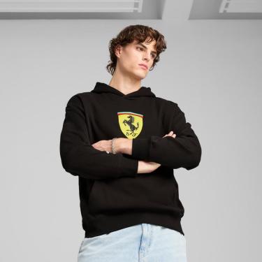 Imagem de Moletom com Capuz Scuderia Ferrari Race Big Shield Masculino-Masculino