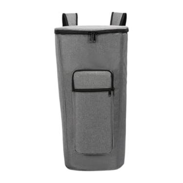 Imagem de Luwecf Bolsa para Djembe, Estojo para Tambor Africano, Bolsa de Armazenamento para Instrumento Musical, Acessório Protetor para Performance, Mochi, 10 polegadas cinza