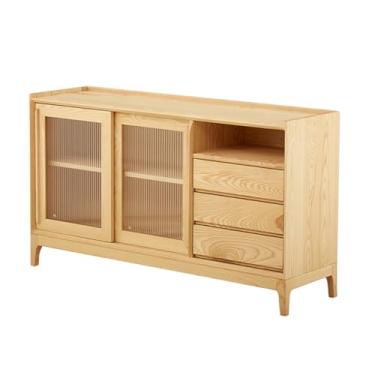 Imagem de Armário de armazenamento simples com portas, buffet de cozinha, para sala de estar, jantar, entrada de móveis para casa