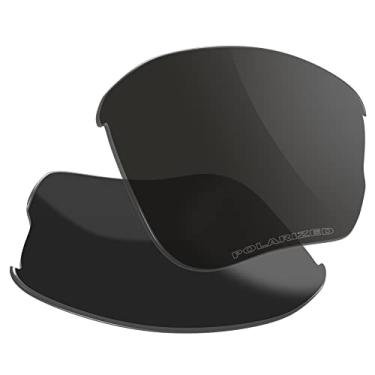 Imagem de Vaep Lentes de reposição de policarbonato para óculos de sol Oakley Half Jacket XLJ - Preto (Jet Black) polarizado