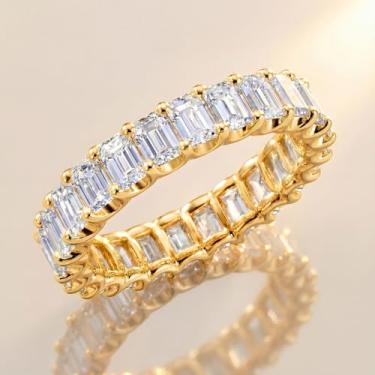 Imagem de 1 lindo anel retangular embutido unissex para homens e mulheres joias finas vida diária namoro decoração para festa de formatura, Cobre, Sem pedra preciosa