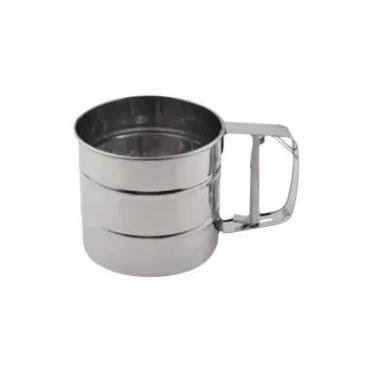 Imagem de Peneira De Aço Inoxidável Para Assar, Peneira De Açúcar De Malha Fina 