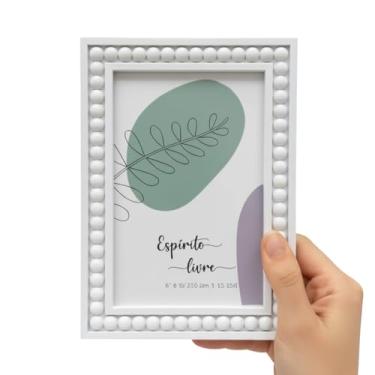 Imagem de Porta Retrato 10x15 Acabamento Premium Texturizado Polímero Ultra Resistente (Mais Leve que Madeira) Design Sofisticado para Fotos 10x15cm Perfeito para Decoração de Mesa ou Parede