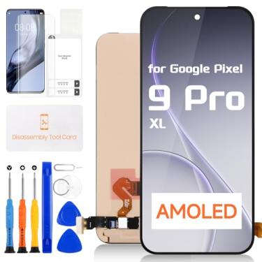 Imagem de Substituição de tela original para Google Pixel 9 Pro XL para Pixel 9 Pro XL LCD Display Touch Screen Digitalizador para Google GGX8B GZC4K Painel de vidro LCD Montagem completa com kits de reparo