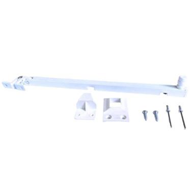 Imagem de Haste tubular frontal puxador janela maxim-ar 30cm branco - VCB