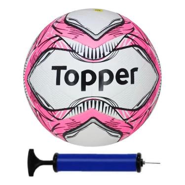 Imagem de Bola Futebol Campo Topper + Rosa-Chiclete